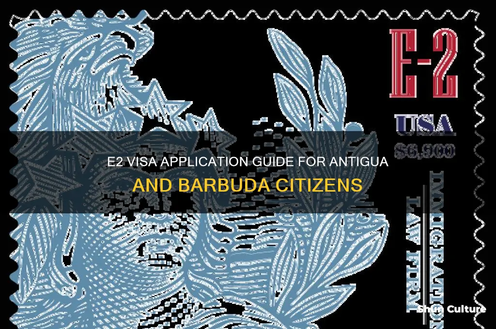how to apply e2 visa with antigua passport