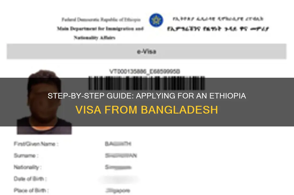 how to apply ethiopia visa from bangladesh
