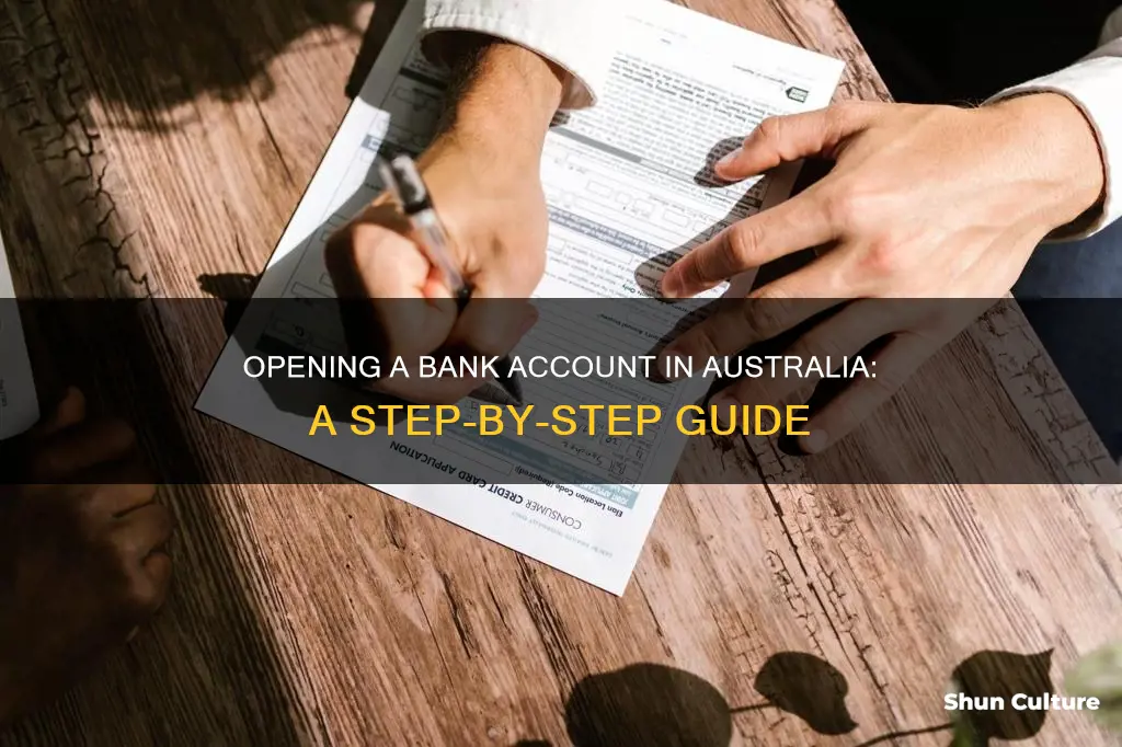 how to apply for a bank account in australia