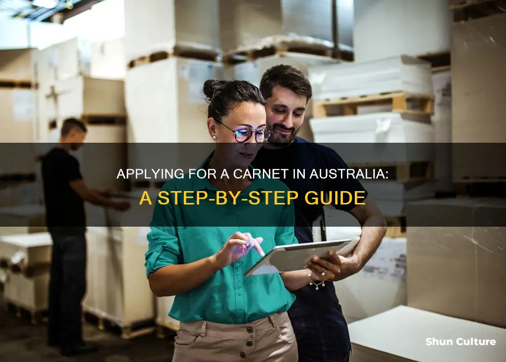 how to apply for a carnet australia