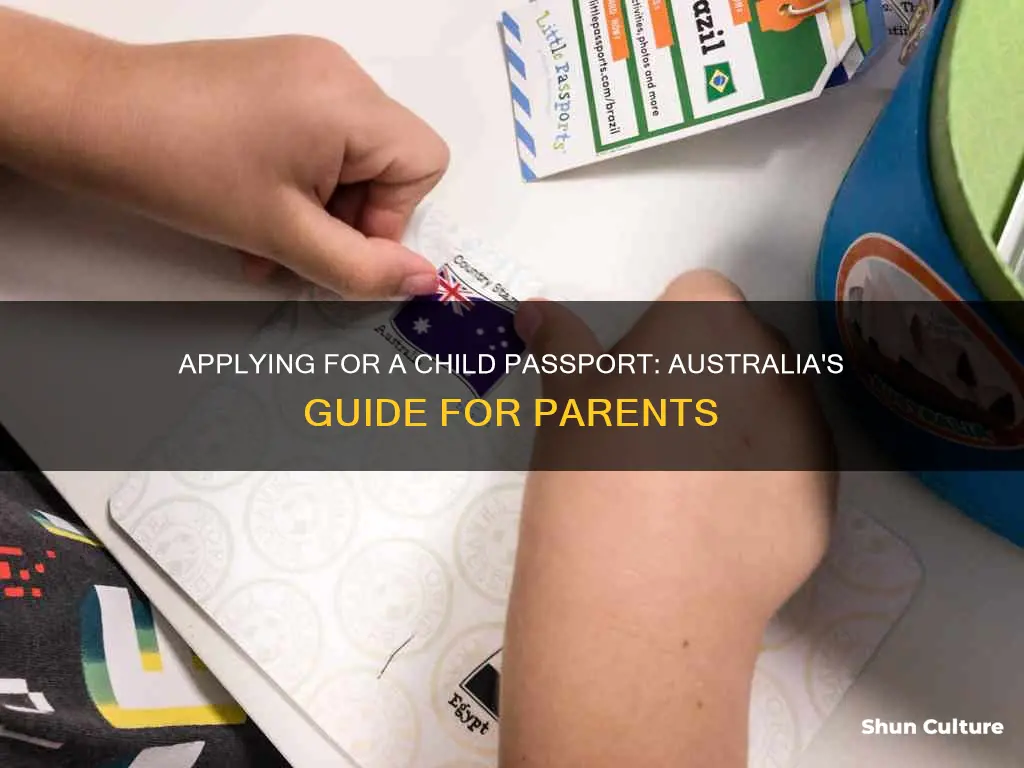 how to apply for a child passport in australia