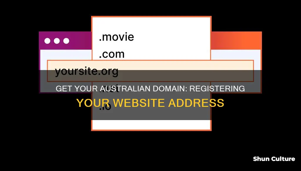 how to apply for a domain name in australia