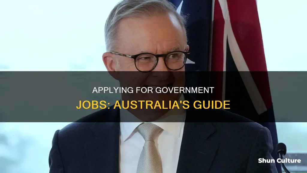 how to apply for a government job in australia