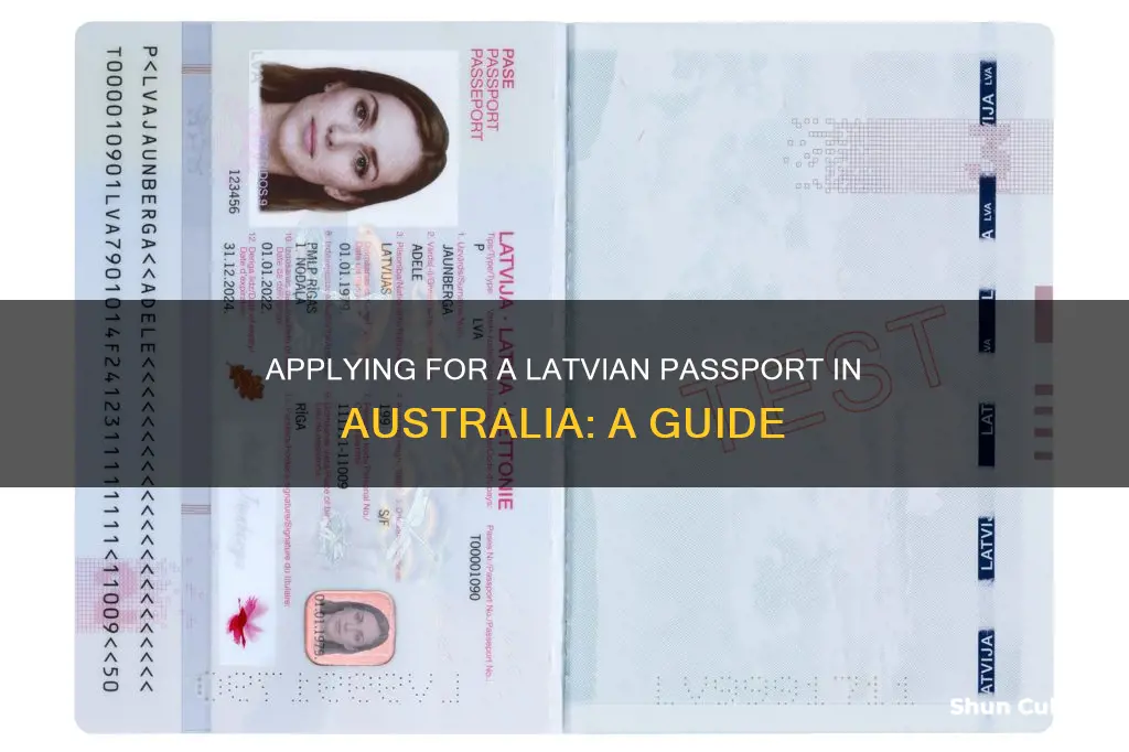 how to apply for a latvian passport in australia