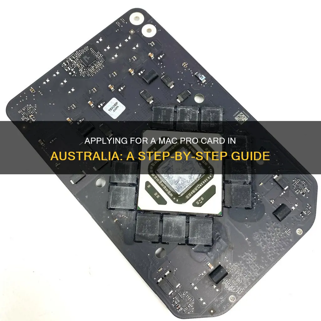 how to apply for a mac pro card australia