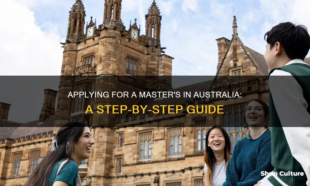 how to apply for a masters degree in australia