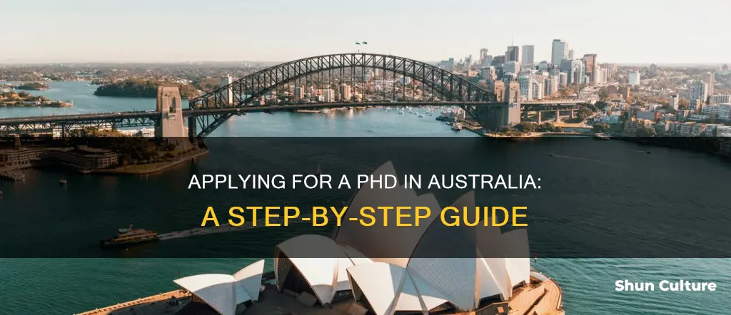 how to apply for a phd in australia