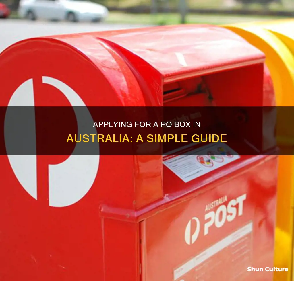 how to apply for a po box australia