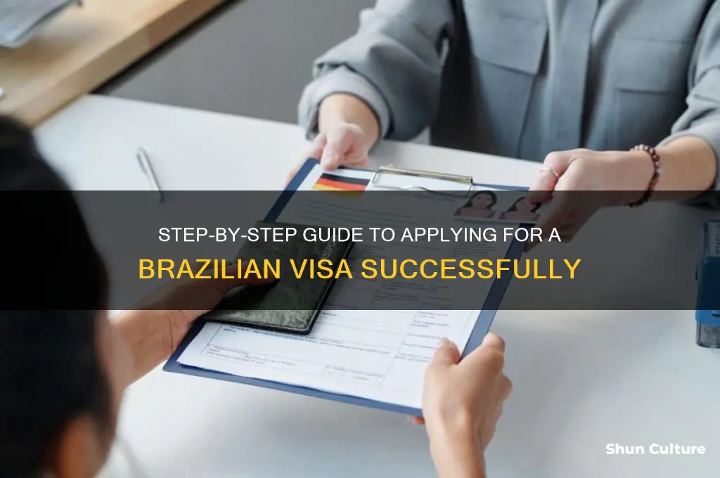 how to apply for a visa to brazil