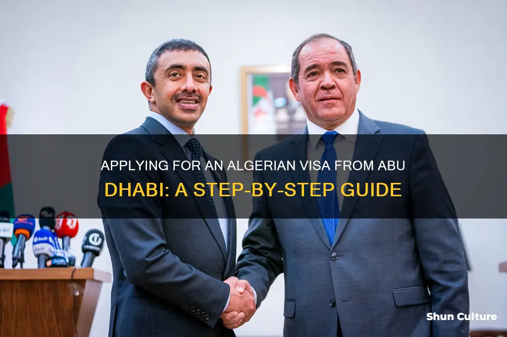 how to apply for algerian visa from abu dhabi