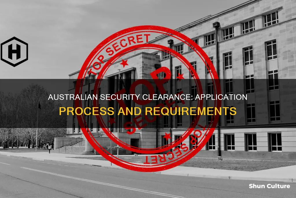 how to apply for australian government security clearance