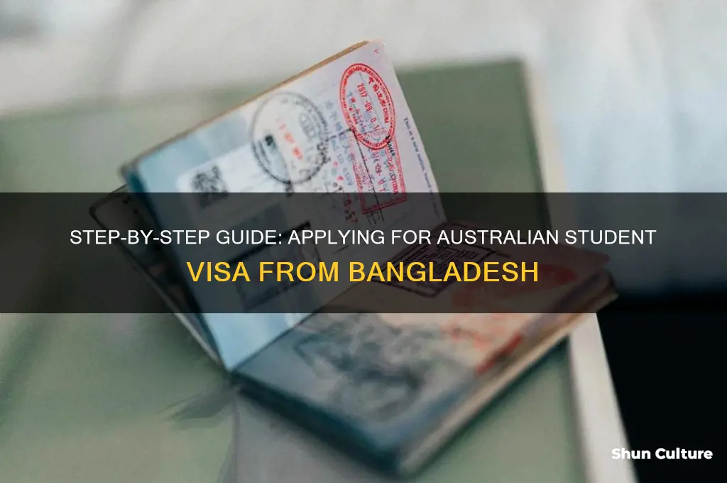 how to apply for australian student visa from bangladesh