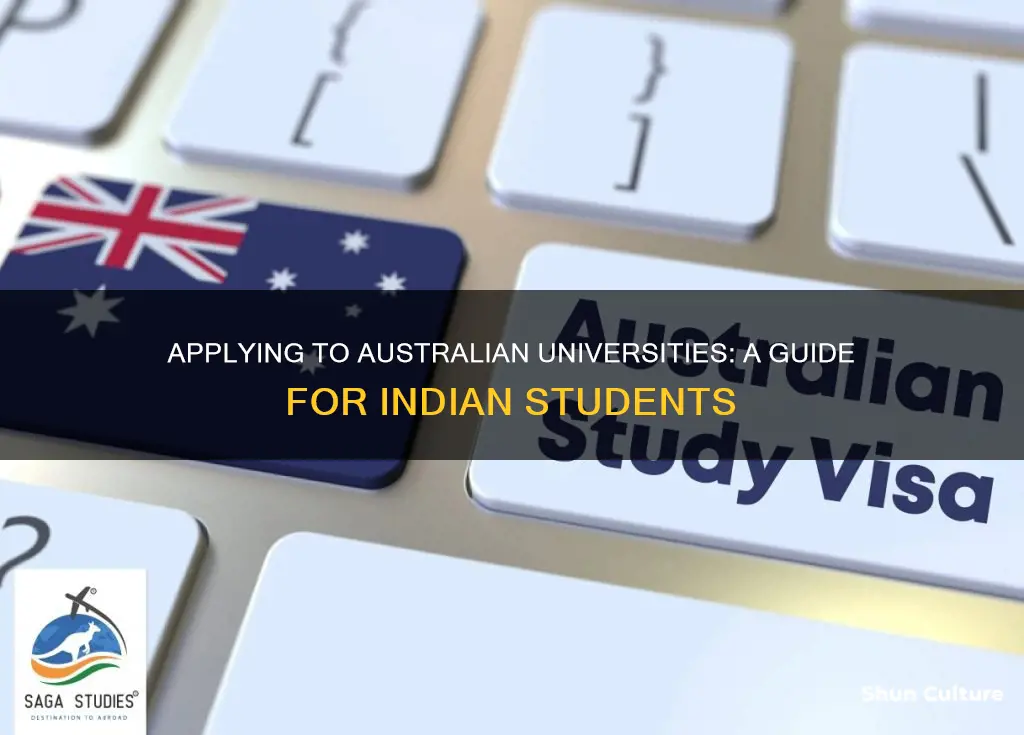 how to apply for australian university from india