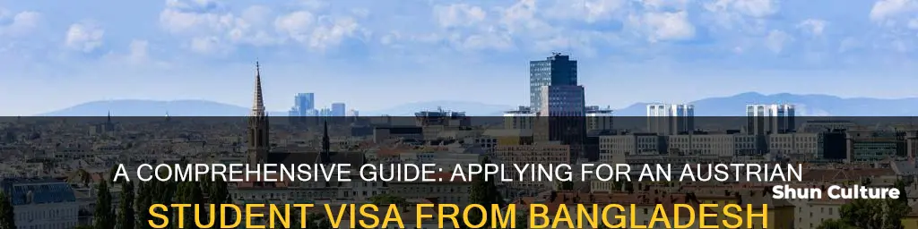 how to apply for austria student visa from bangladesh