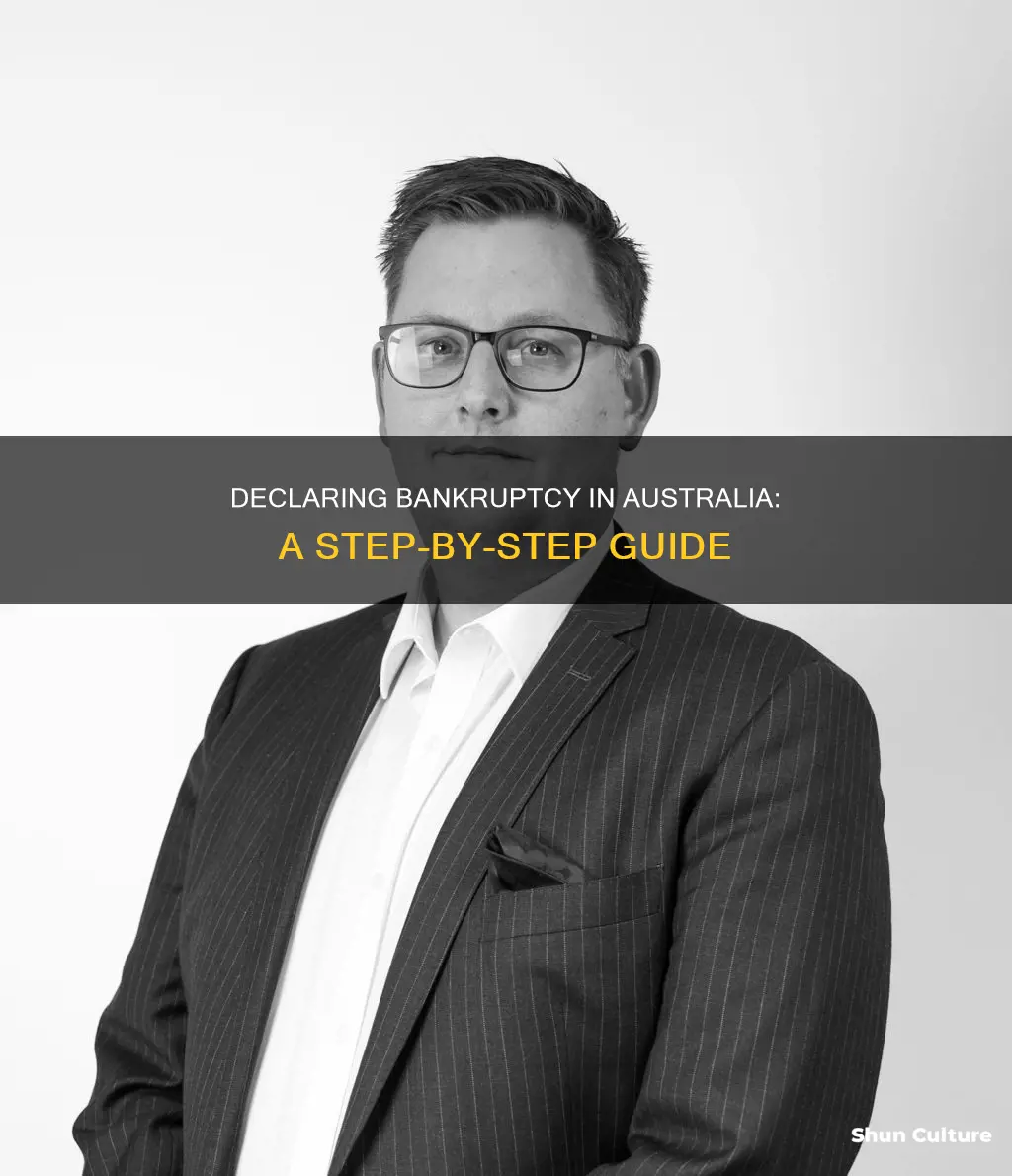 how to apply for bankruptcie australia