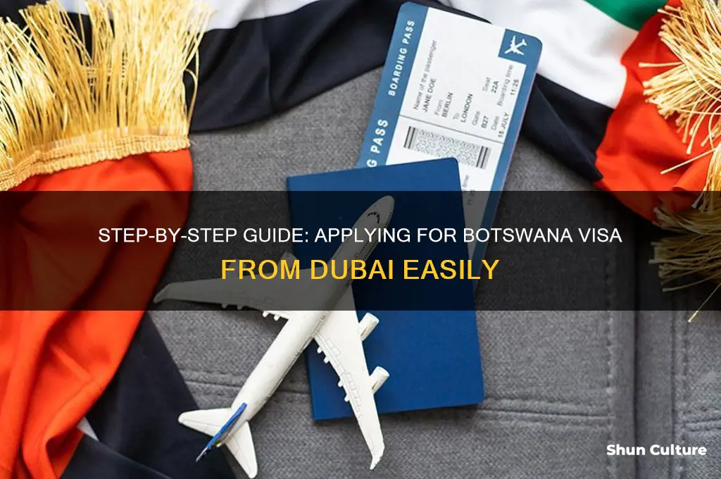 how to apply for botswana visa from dubai
