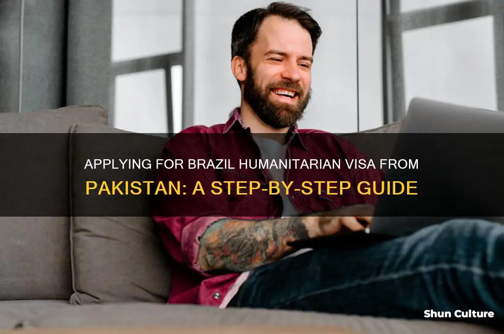 how to apply for brazil humanitarian visa from pakistan