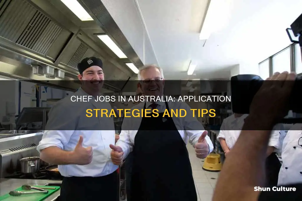 how to apply for chef jobs in australia