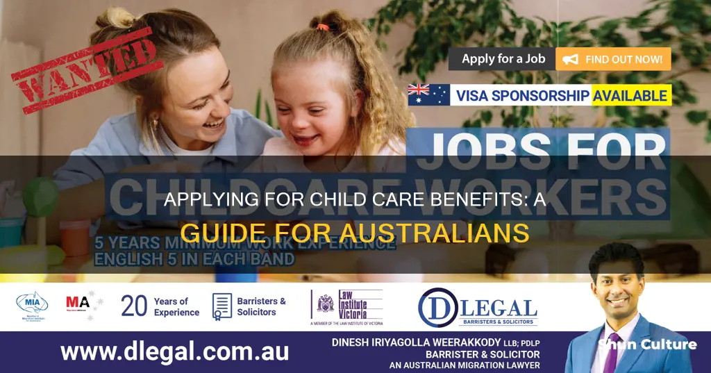 how to apply for child care benefit australia
