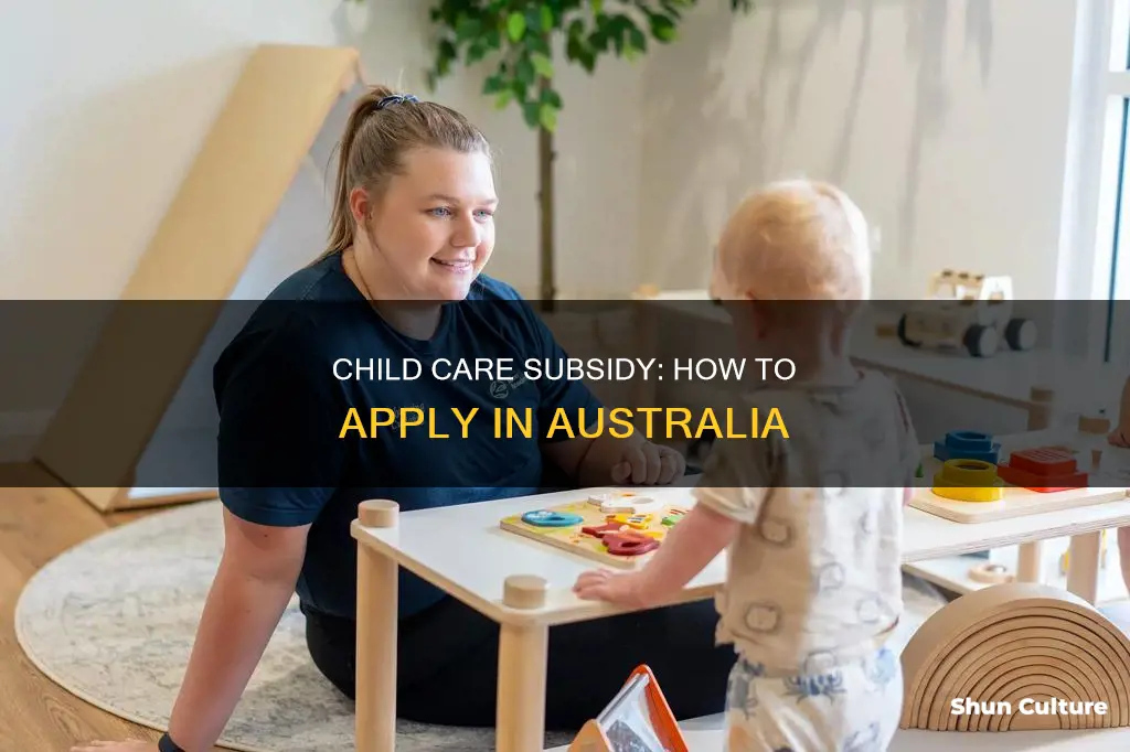 how to apply for child care subsidy australia