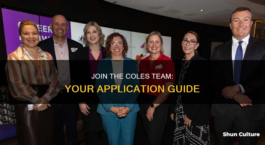 how to apply for coles australia