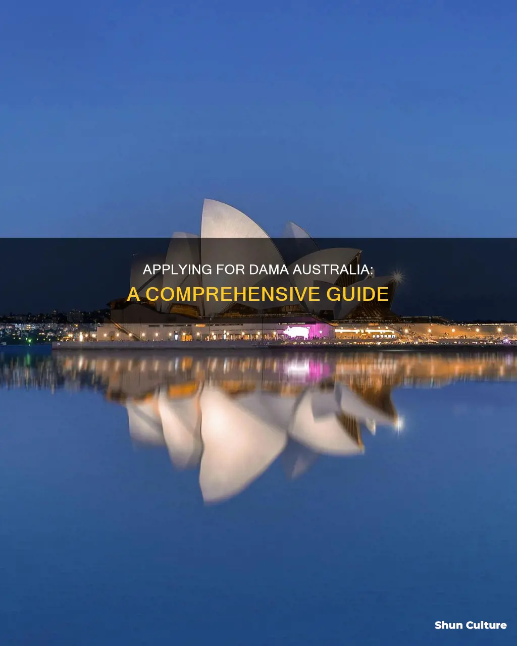how to apply for dama australia