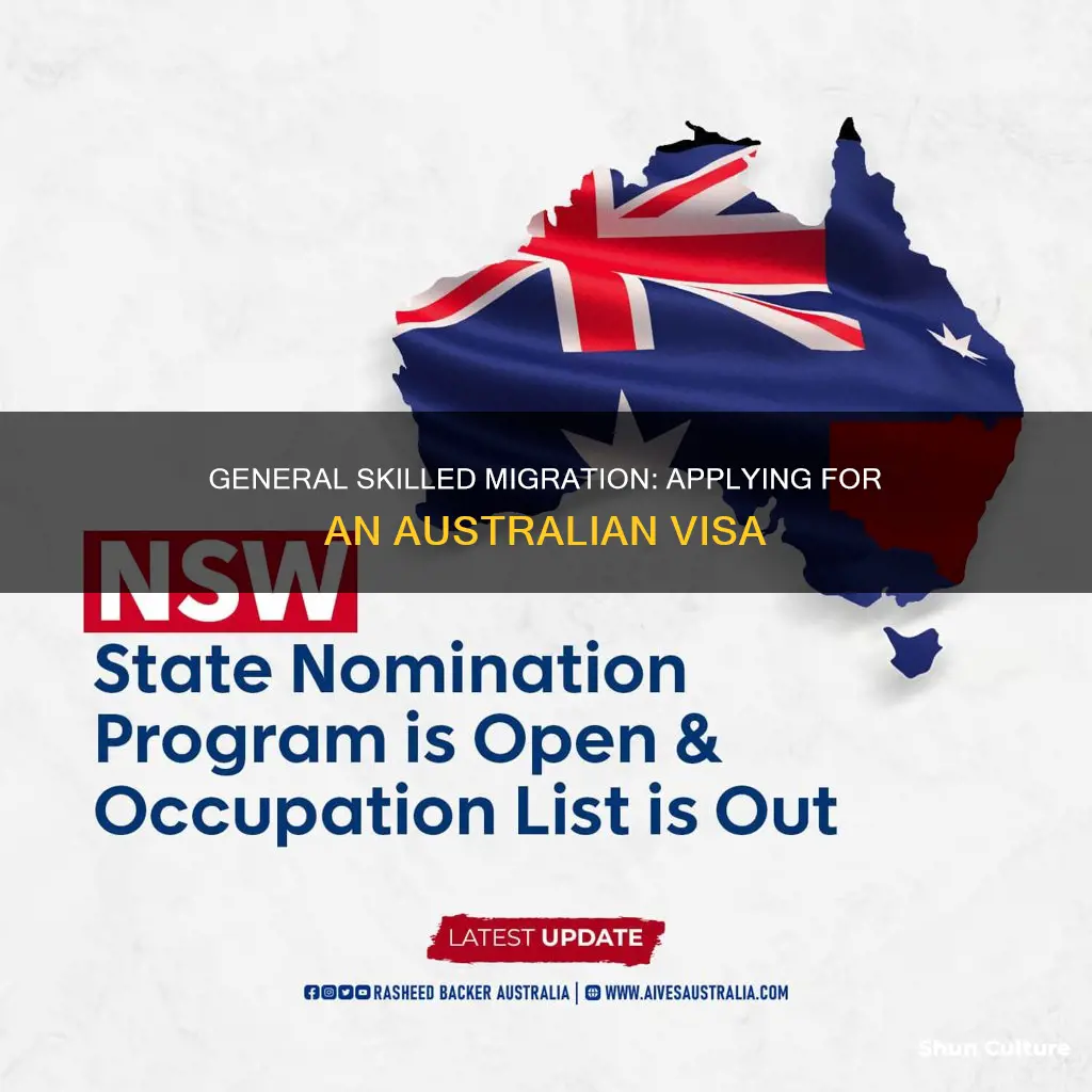 how to apply for general skilled migration in australia