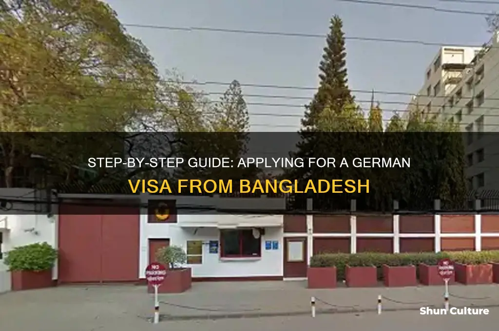 how to apply for german visa from bangladesh