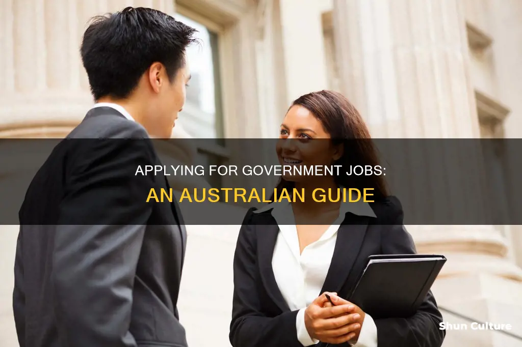 how to apply for government jobs in australia