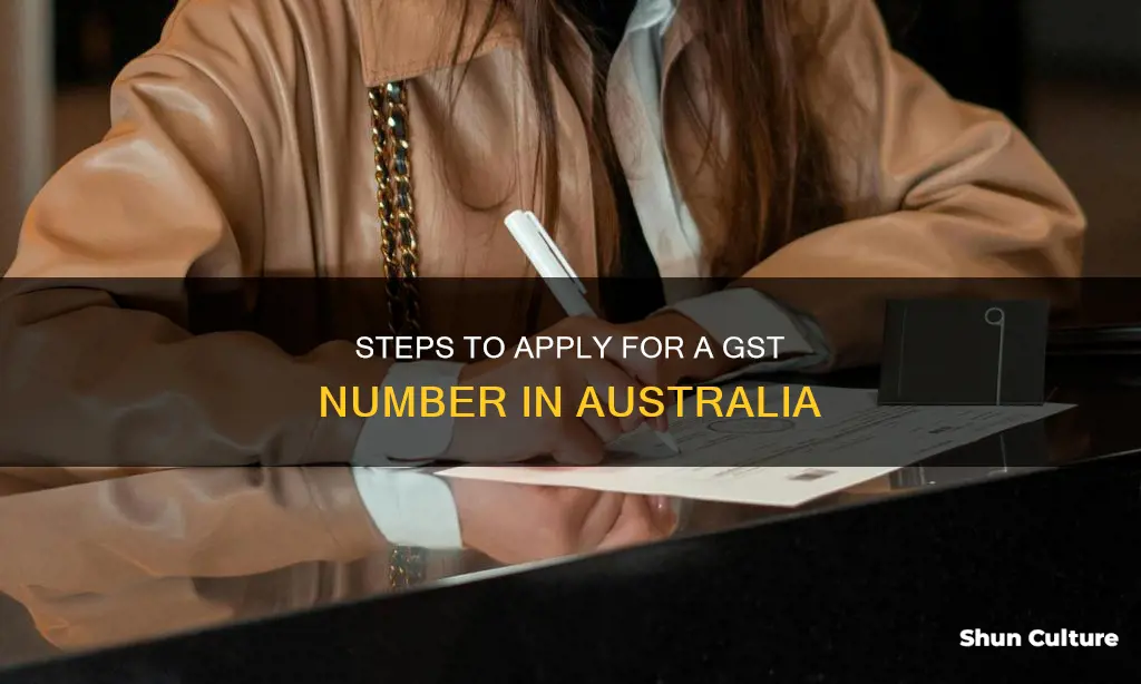 how to apply for gst number in australia