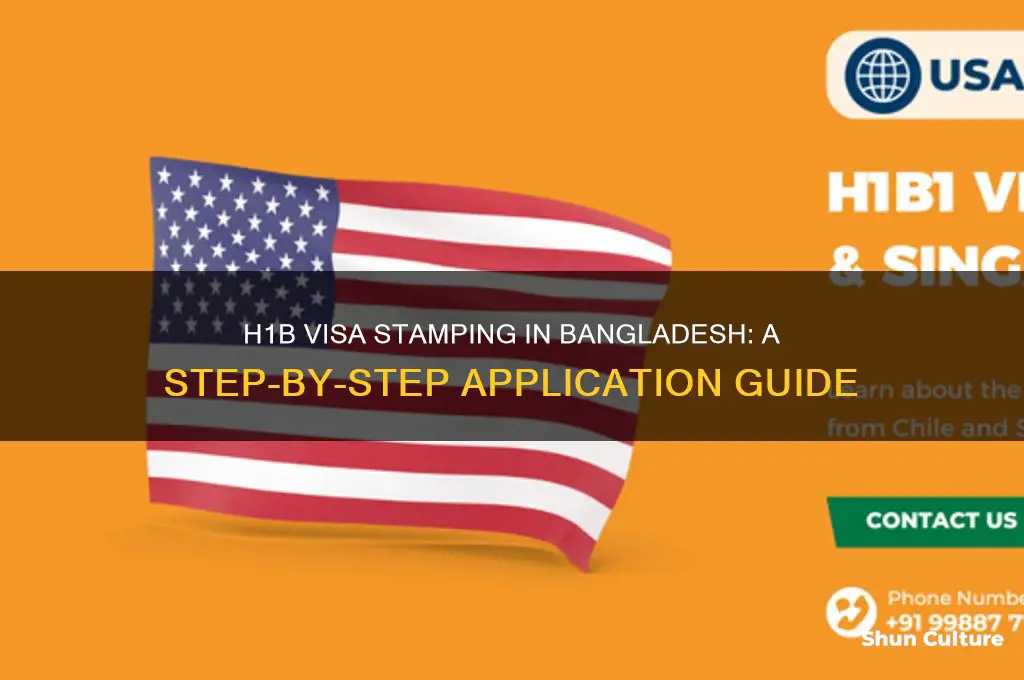 how to apply for h1b visa stamping in bangladesh