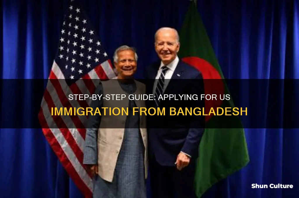 how to apply for immigration to usa from bangladesh