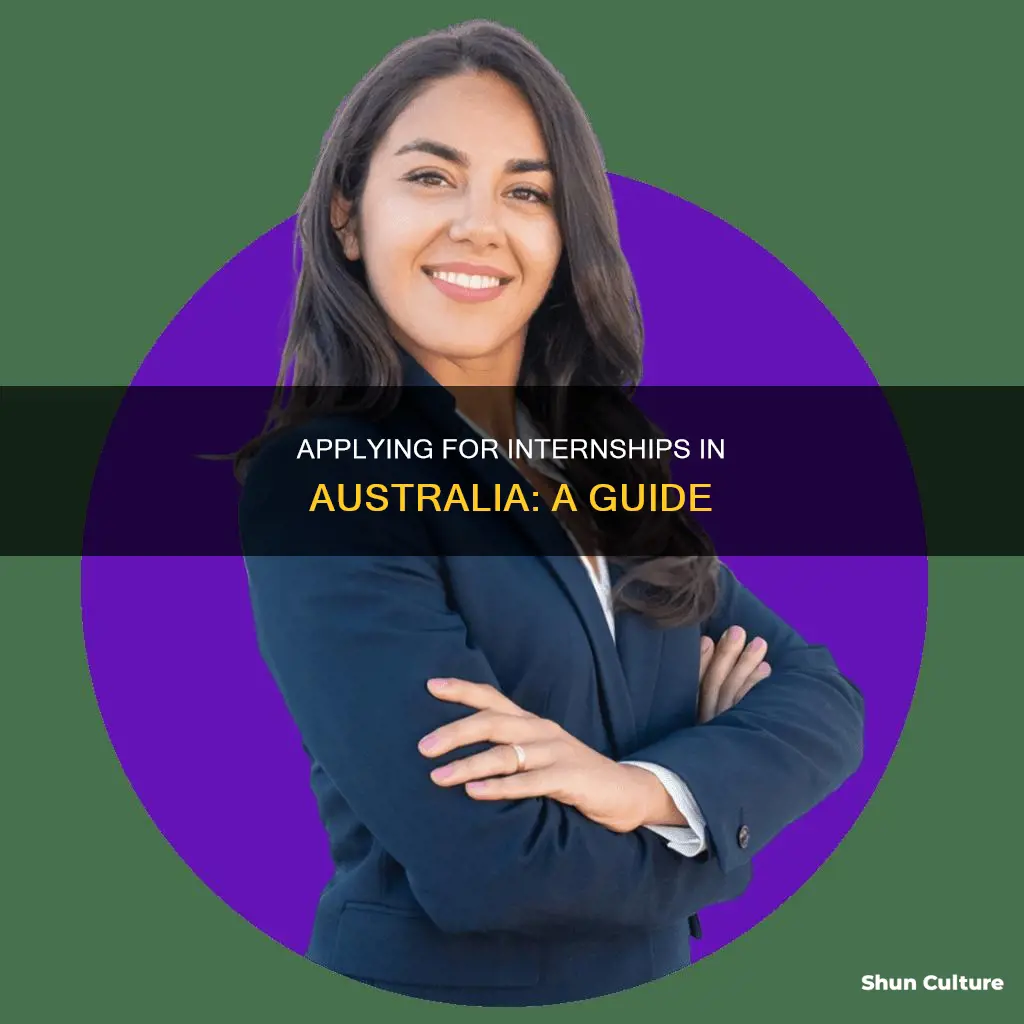 how to apply for internship in australia