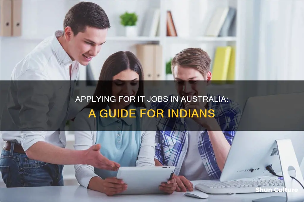 how to apply for it jobs in australia from india