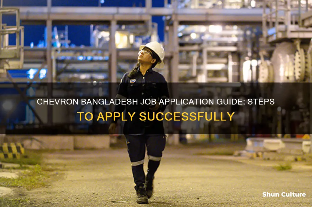 how to apply for job in chevron bangladesh
