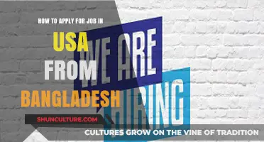 Apply for Jobs in the USA from Bangladesh: A Step-by-Step Guide