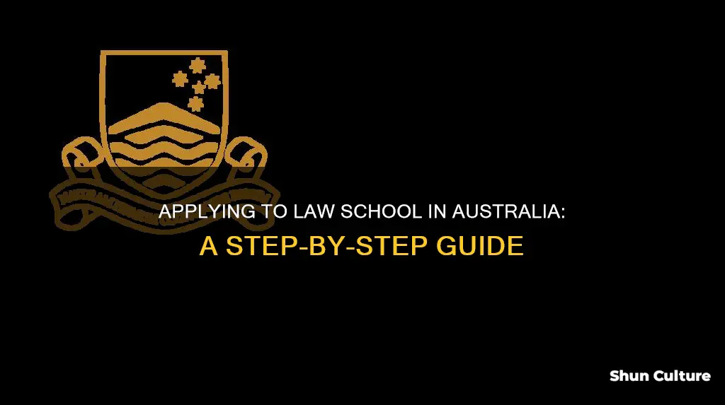 how to apply for law school in australia
