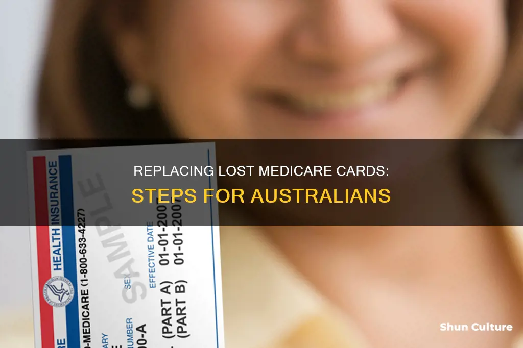 how to apply for lost medicare card in australia