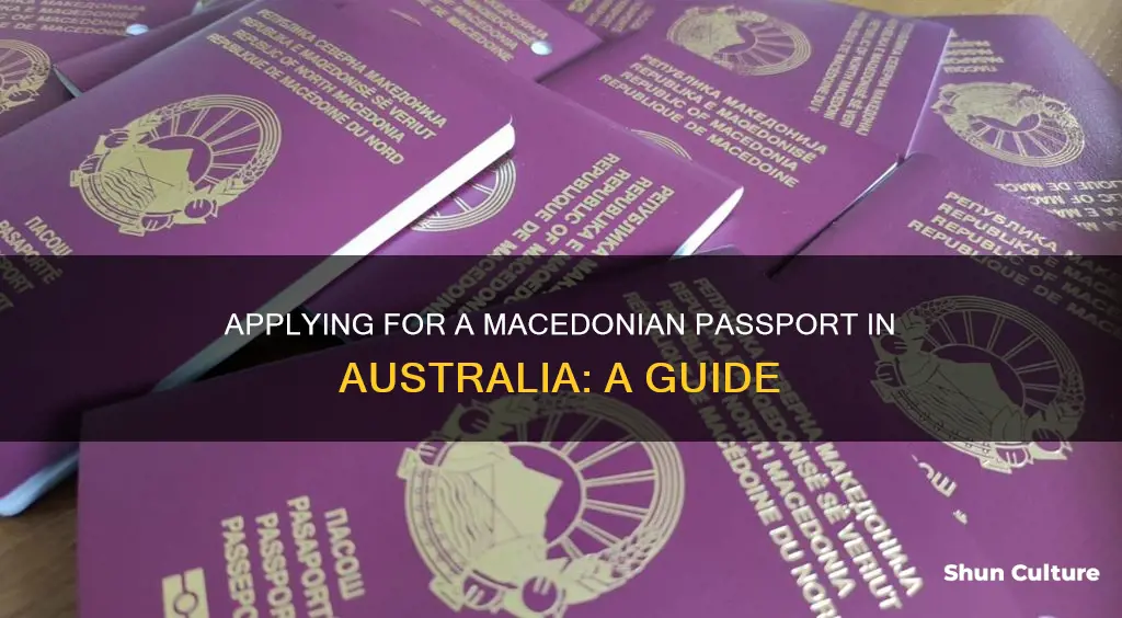 how to apply for macedonian passport in australia