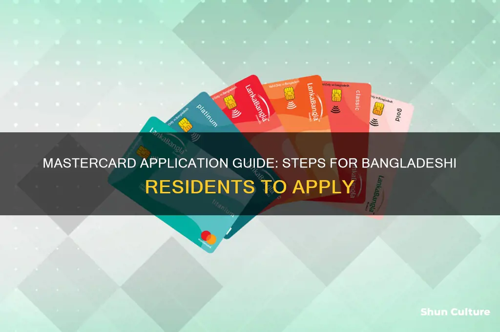 how to apply for mastercard in bangladesh