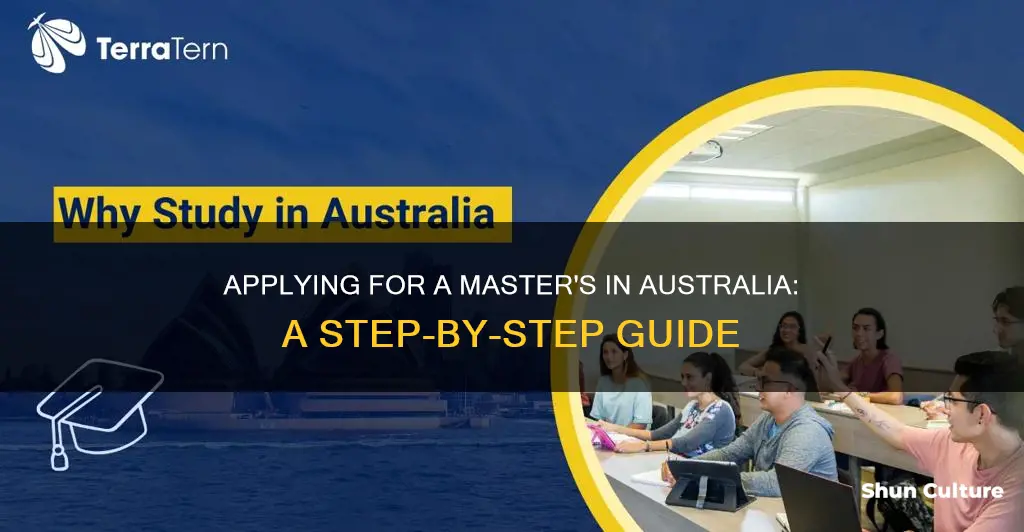 how to apply for masters degree in australia