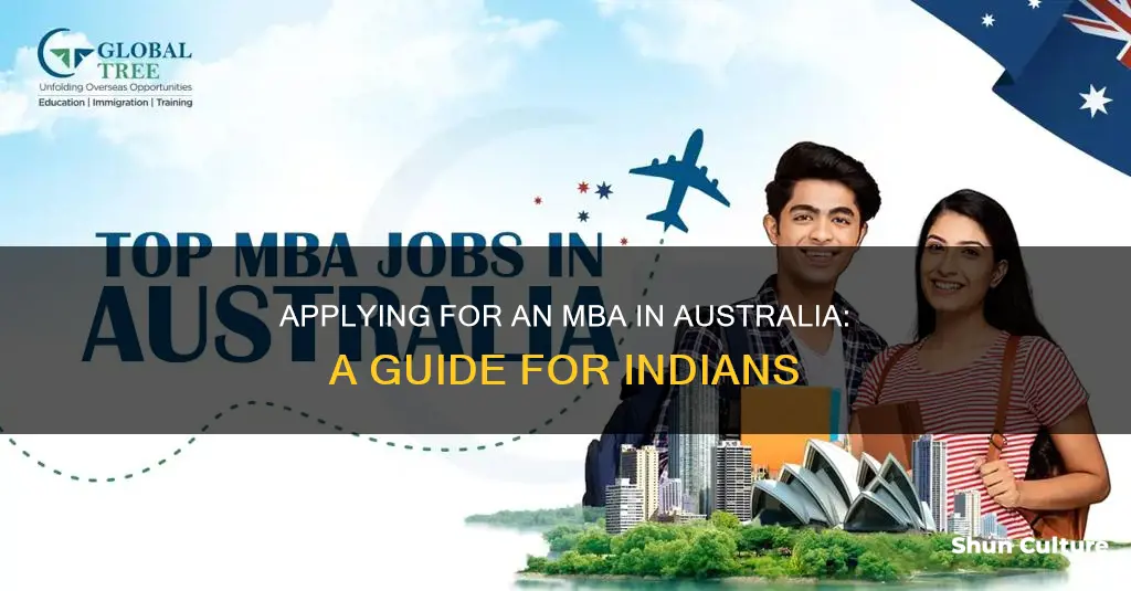 how to apply for mba in australia from india