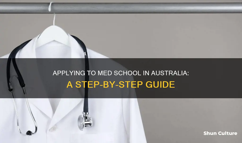 how to apply for med school in australia