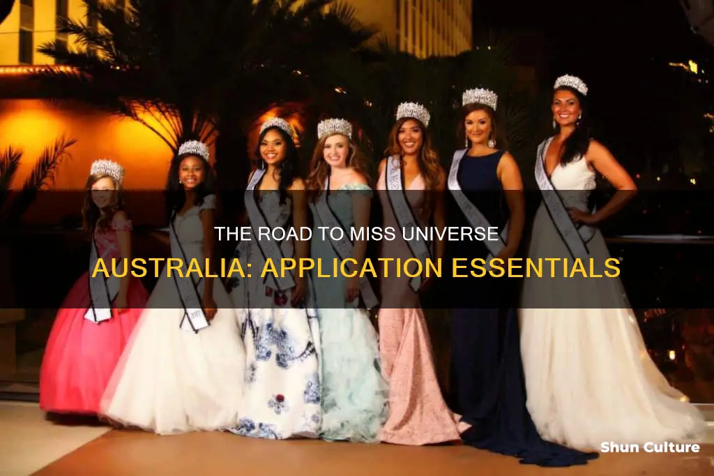 how to apply for miss universe australia