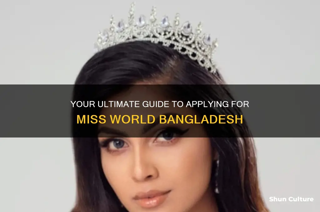 how to apply for miss world bangladesh