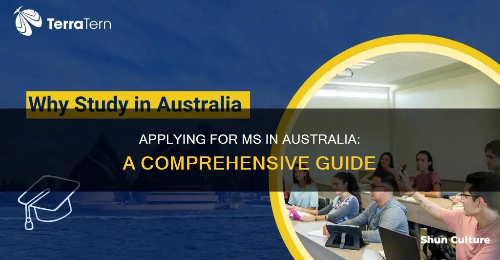 how to apply for ms in australia