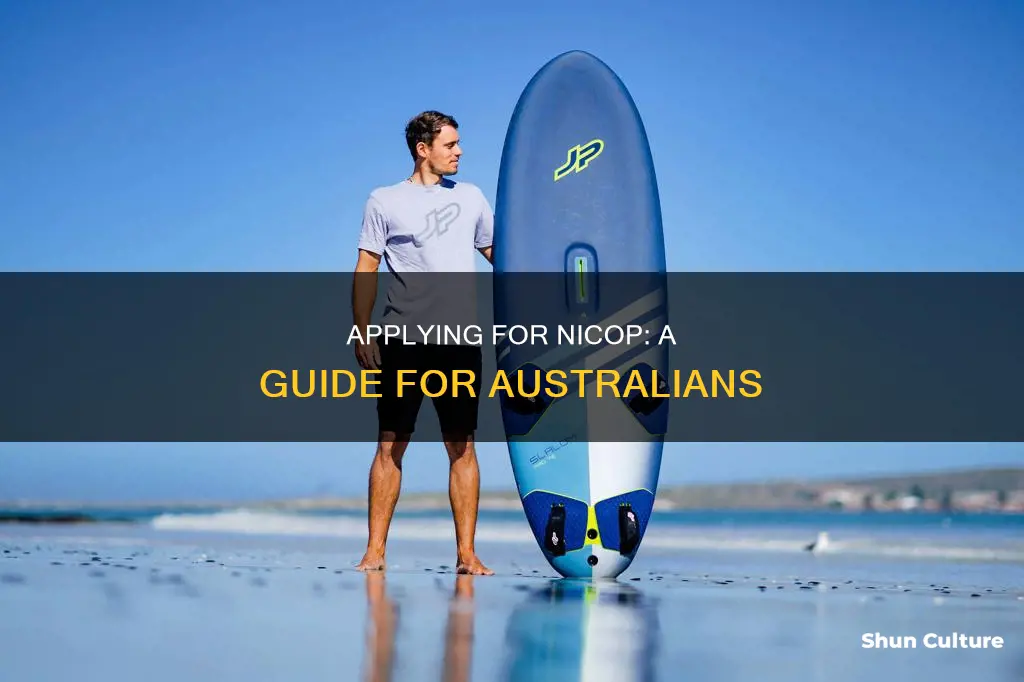 how to apply for nicop in australia