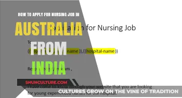 Applying for Nursing Jobs in Australia: A Guide for Indians