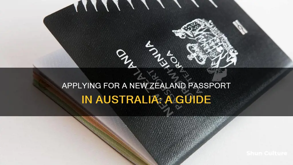 how to apply for nz passport in australia