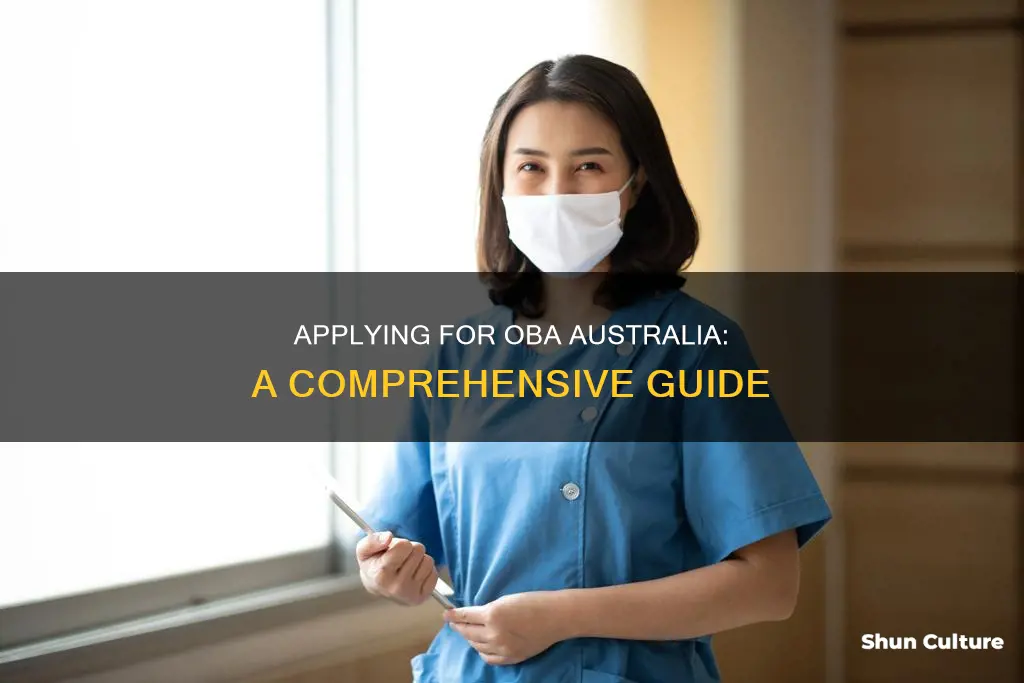 how to apply for oba australia